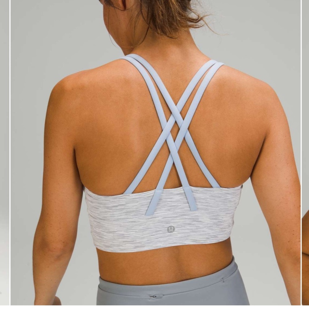 Lululemon Energy Bra *Medium Support, B–D Cups wee are from space/blue linen 8